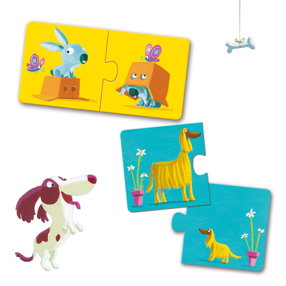 Puzzle duo Djeco Antonime, 1-2 ani + [3]