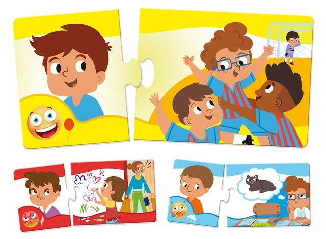 Puzzle duo - Emotii, LISCIANI, 1-2 ani + [4]