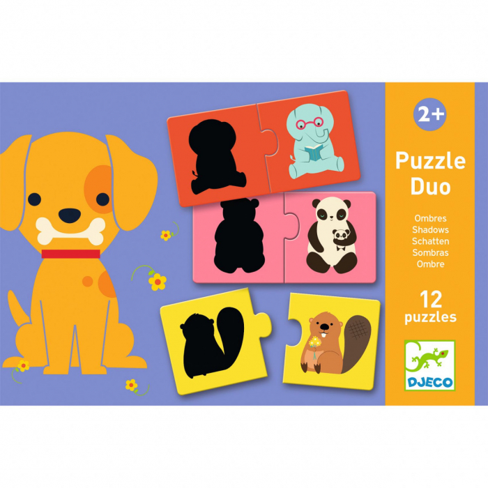 Puzzle duo Siluete, Djeco, 2 ani+ [3]