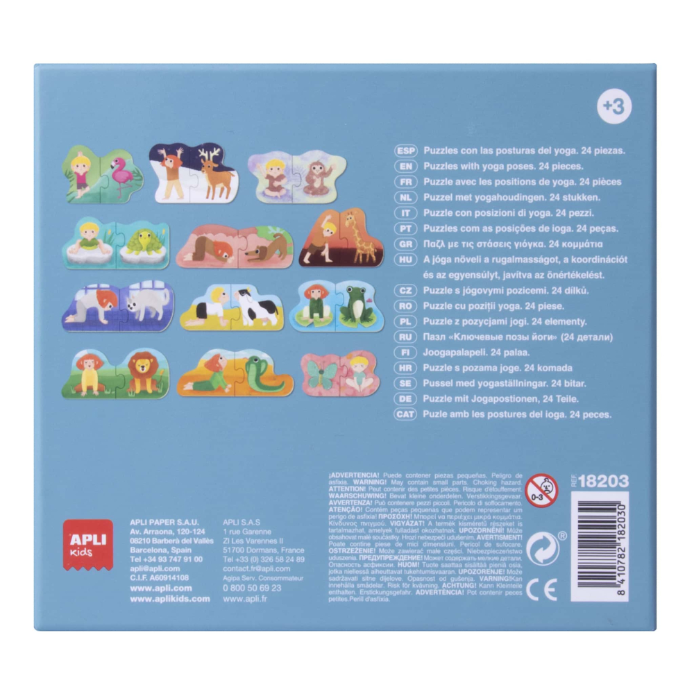 Puzzle Duo Yoga - Emotii si expresii, Apli Kids, +3 ani [2]