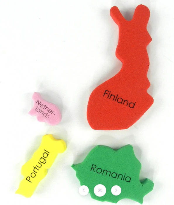 Puzzle Educativ din Spuma EVA - Harta Europei, Imagimake, 4 ani+ [7]