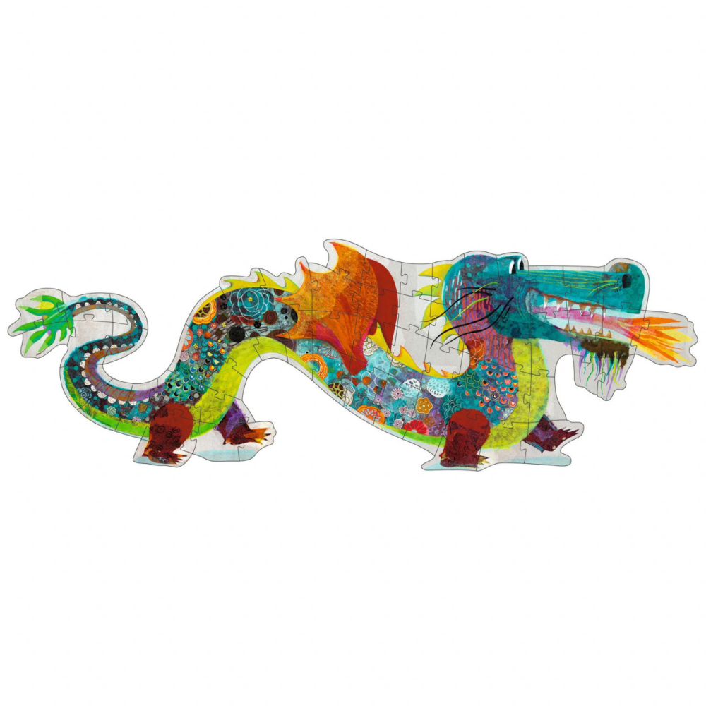 Puzzle gigant Djeco Dragon, 5 ani+ [3]