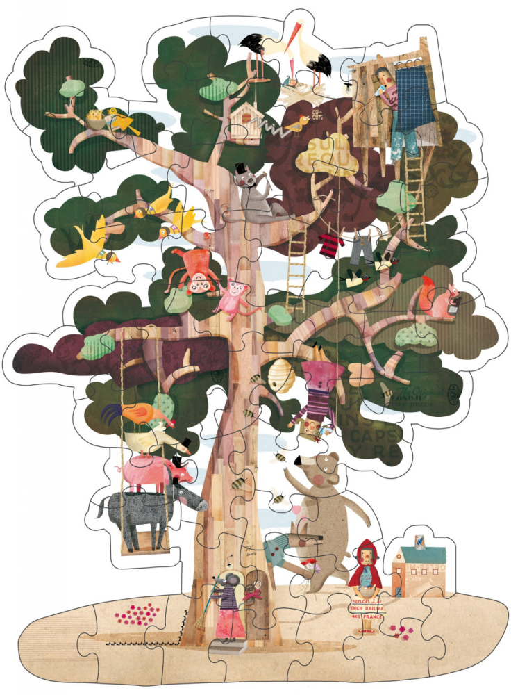 Puzzle gigant Londji Copacul meu, 4-5 ani + [2]