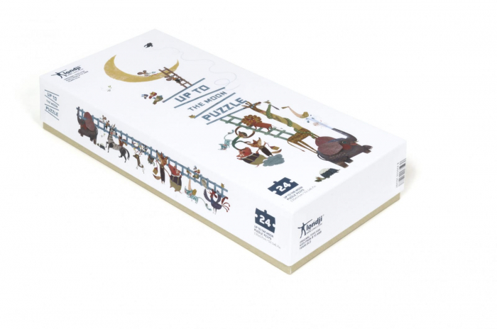 Puzzle gigant Sus pana la luna, Londji, 2-3 ani + [3]