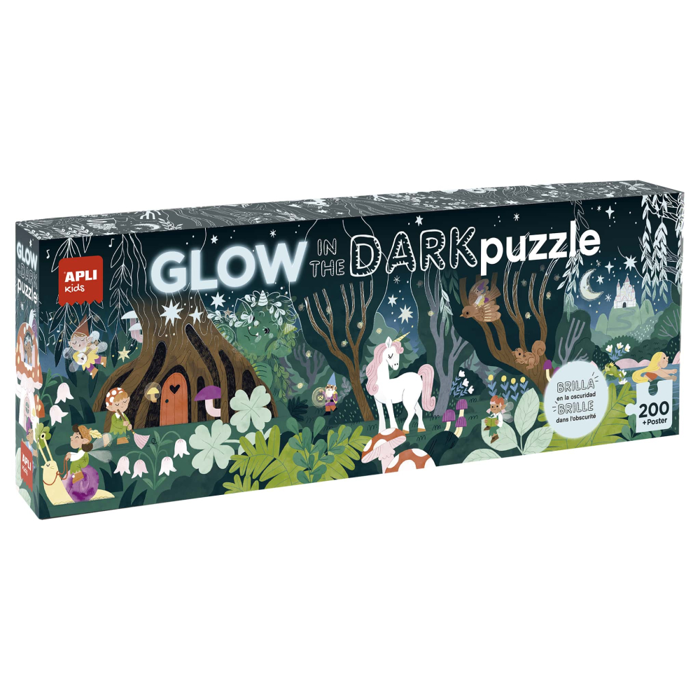 Puzzle Glow in the Dark -Magic Forest, 200 piese [1]