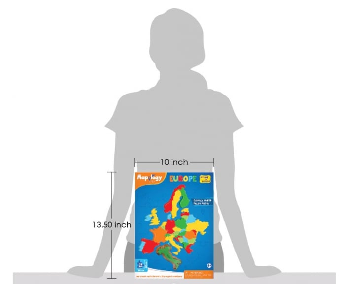 Puzzle Harta Lumii cu Steaguri si Capitale - Realitate Augmentata cu Activitati in Limba Engleza, Imagimake, 5 ani+ [5]
