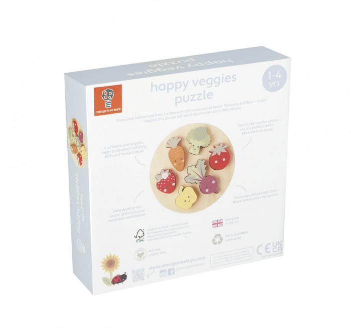 Puzzle legume si fructe, Orange Tree Toys [4]