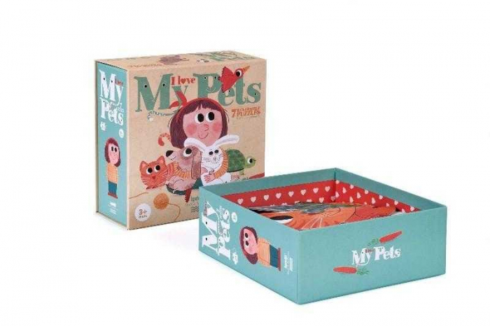 Puzzle Londji, animale de companie, 2-3 ani + [3]