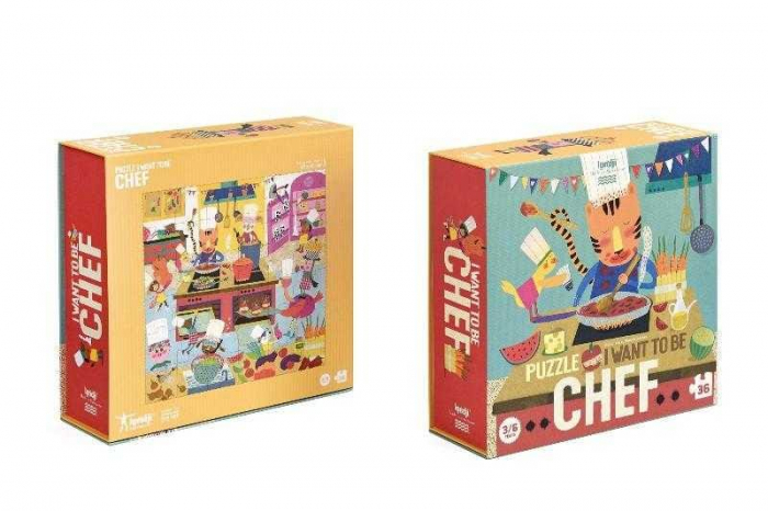 Puzzle Londji, Bucatarul priceput, 2-3 ani + [4]