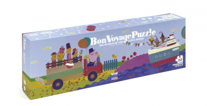 Puzzle Londji, Calatorie placuta in fiecare anotimp, 2-3 ani + [3]