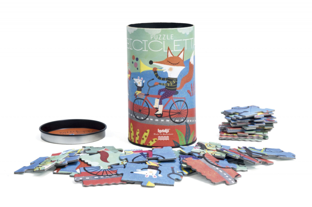 Puzzle Londji, Cu bicicleta, 2-3 ani + [2]