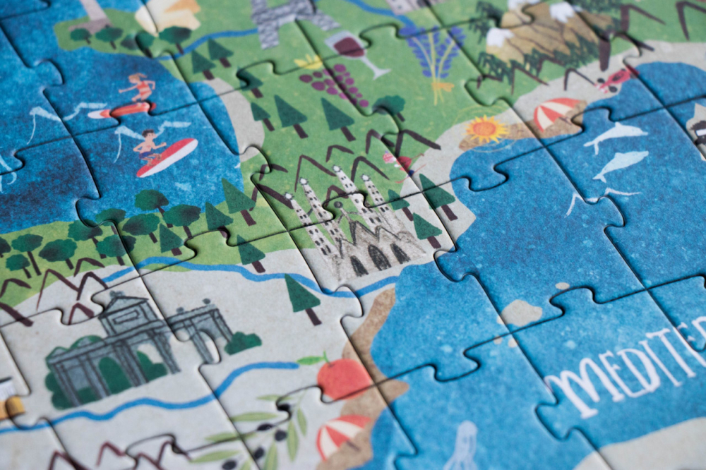 Puzzle Londji, Descopera Europa, 6-7 ani + [3]
