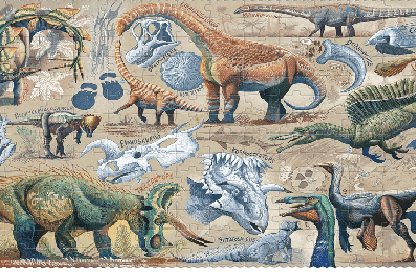 Puzzle Londji, Dino Explorer, 8-9 ani + [2]