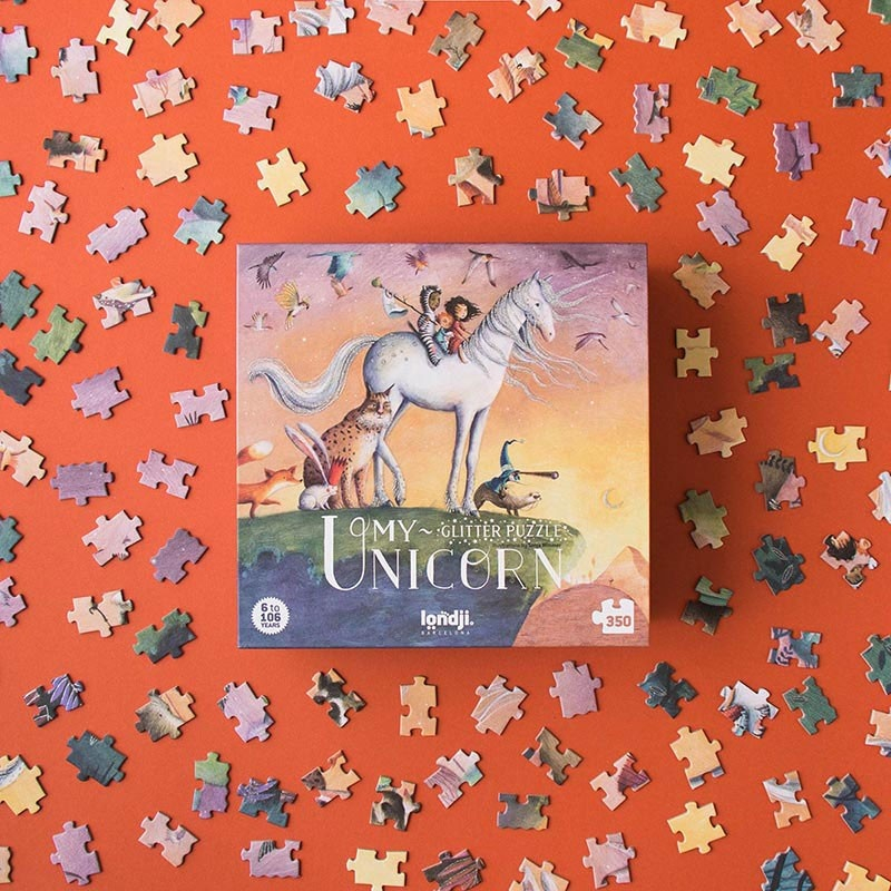 Puzzle Londji, Unicorn, 6-7 ani + [4]