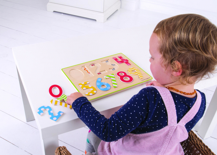 Puzzle mare 123, BIGJIGS Toys, 2-3 ani + [2]