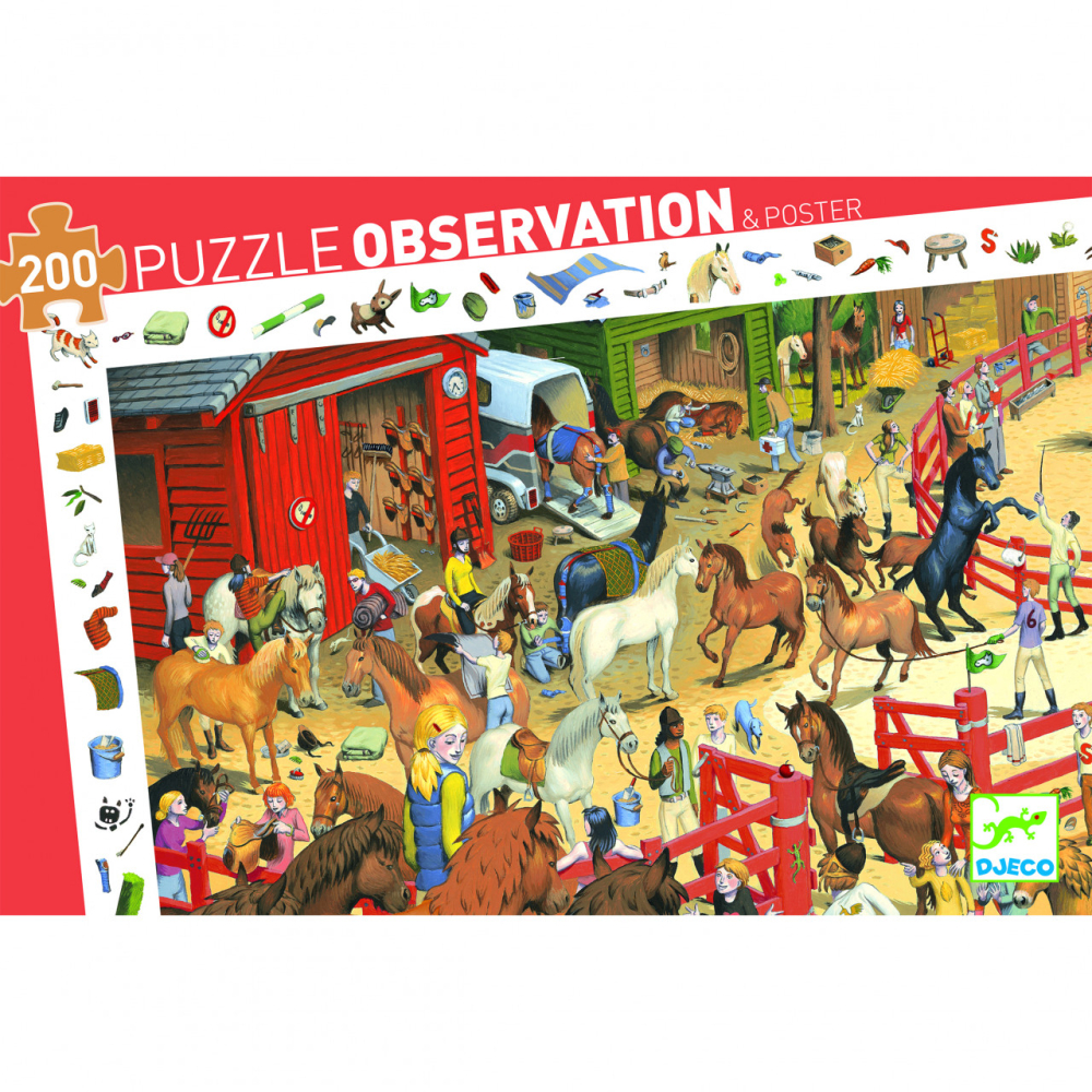 Puzzle observatie Djeco Cai, 6-7 ani + [3]