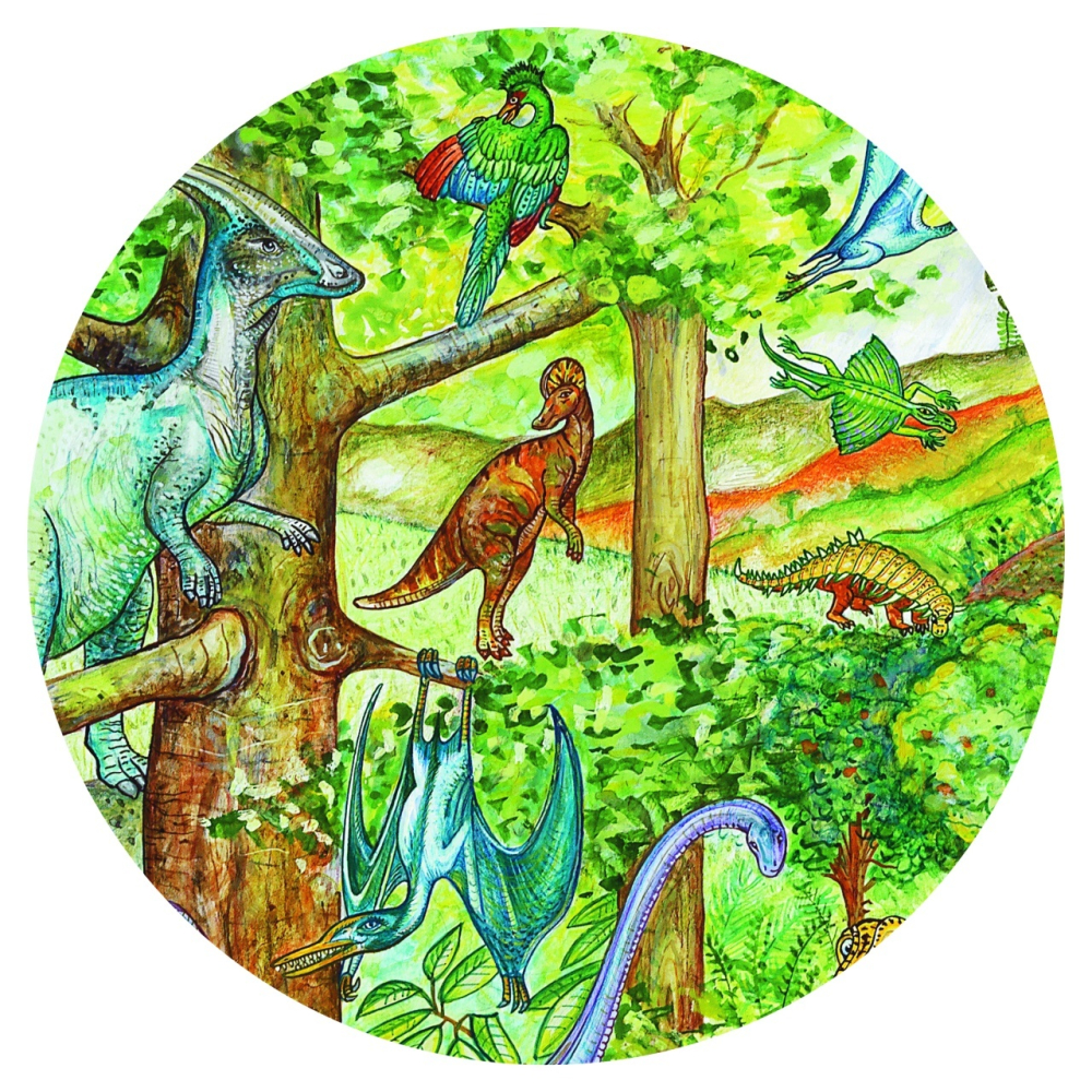 Puzzle observatie Djeco Dinozauri, 6-7 ani + [5]