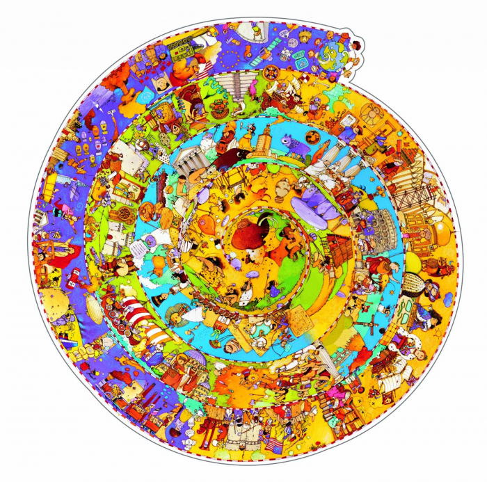 Puzzle observatie Djeco - Evolutie, 6-7 ani + [2]