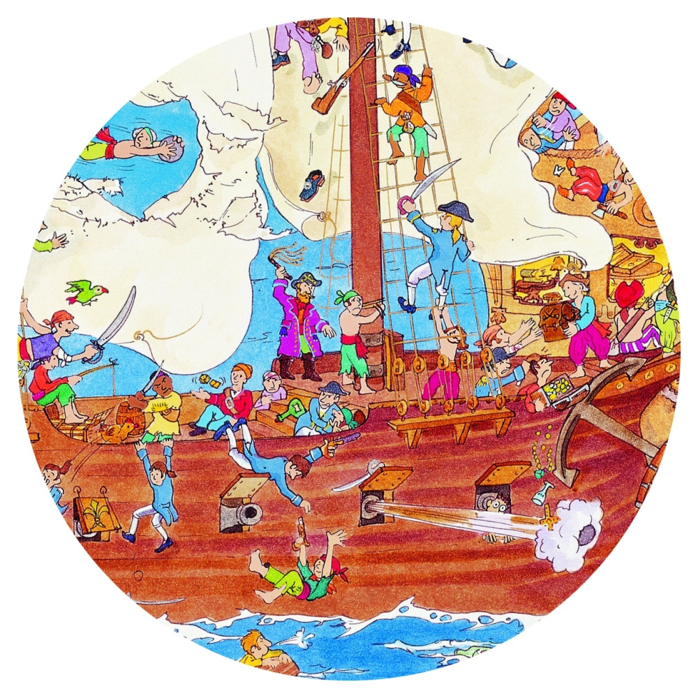 Puzzle observatie Djeco Pirati, 6-7 ani + [3]