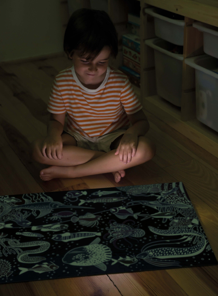 Puzzle Ocean - Glow in the dark, 104 piese [4]