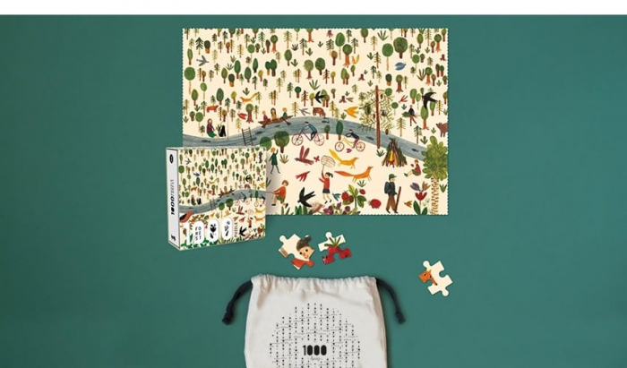 Puzzle padurea Londji, 1000 piese, 8-9 ani + [2]