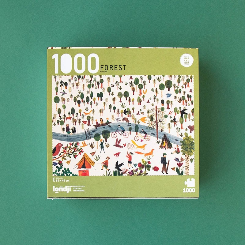 Puzzle padurea Londji, 1000 piese, 8-9 ani + [4]