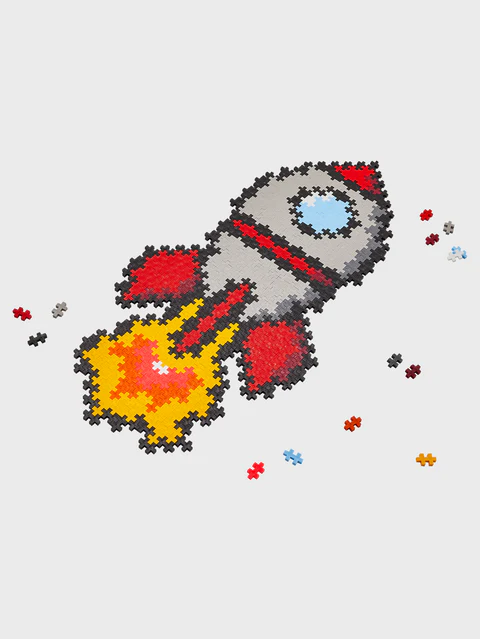 Puzzle pe numere Plus-Plus, 500 piese, Racheta [4]