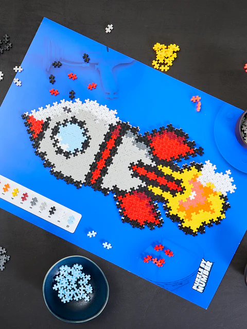 Puzzle pe numere Plus-Plus, 500 piese, Racheta [3]