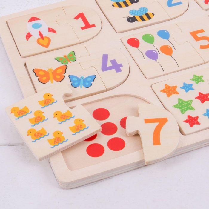 Puzzle - Potriveste-ma la locul meu, BIGJIGS Toys, 1-2 ani + [3]