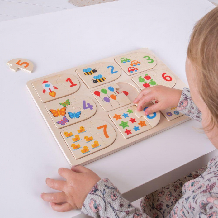 Puzzle - Potriveste-ma la locul meu, BIGJIGS Toys, 1-2 ani + [5]