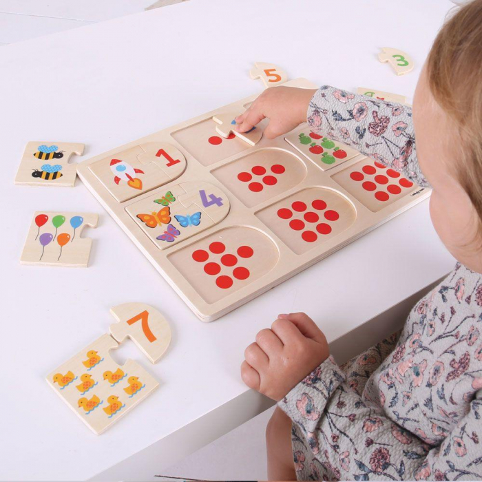 Puzzle - Potriveste-ma la locul meu, BIGJIGS Toys, 1-2 ani + [4]