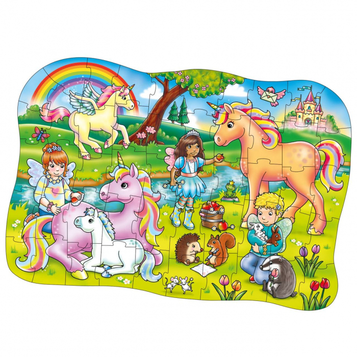 Puzzle Prietenii Unicornului UNICORN FRIENDS, Orchard Toys, 4-5 ani + [3]