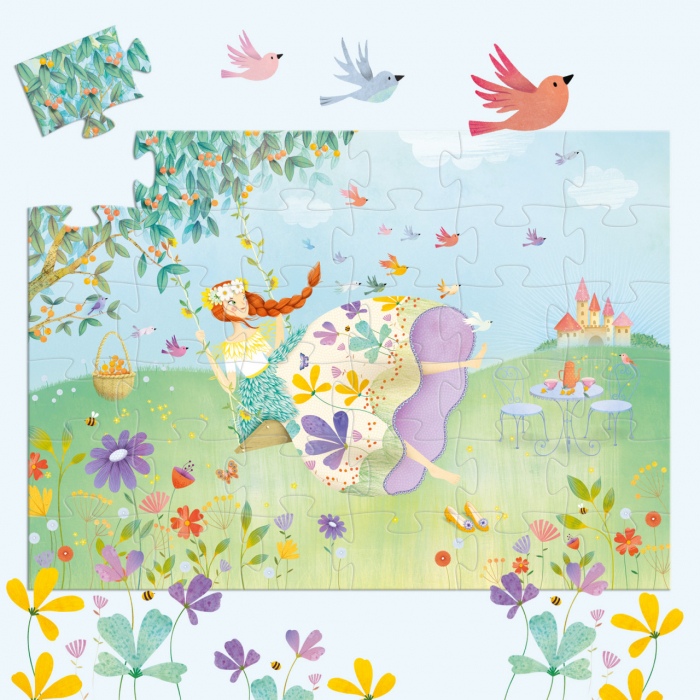 Puzzle Zana primaverii Djeco, 4 ani+ [4]