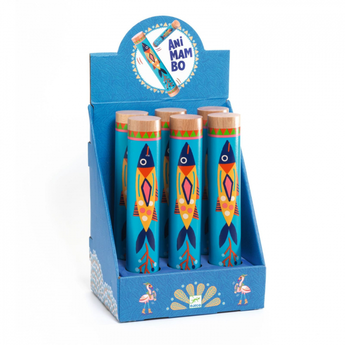 Rainstick din lemn, baton de ploaie Djeco, 2-3 ani + [3]