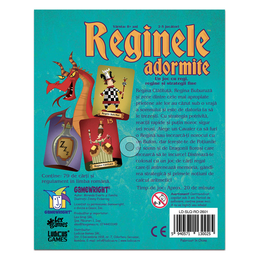 Reginele adormite, joc cu regi, regine si strategii fine, lb.romana,  +8 ani [4]