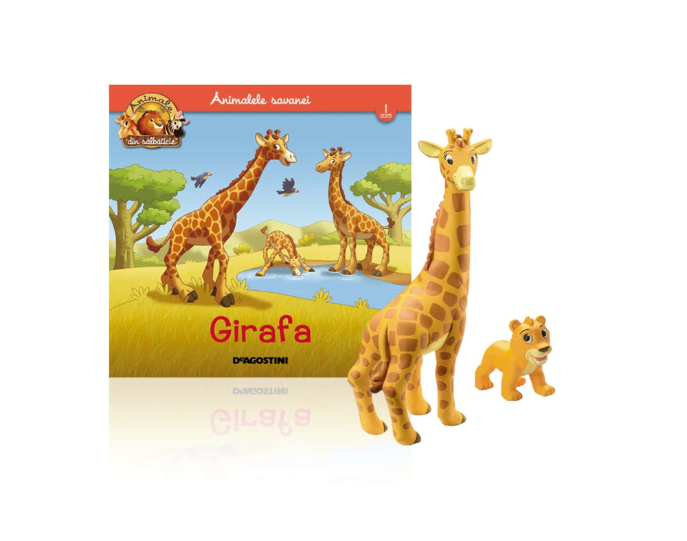 Revista Animale din Salbaticie Nr. 1 Girafa