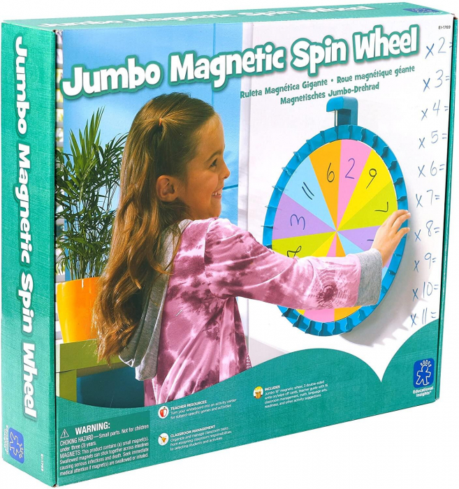 Roata magnetica pentru clasa, Educational Insights, 2-3 ani + [4]
