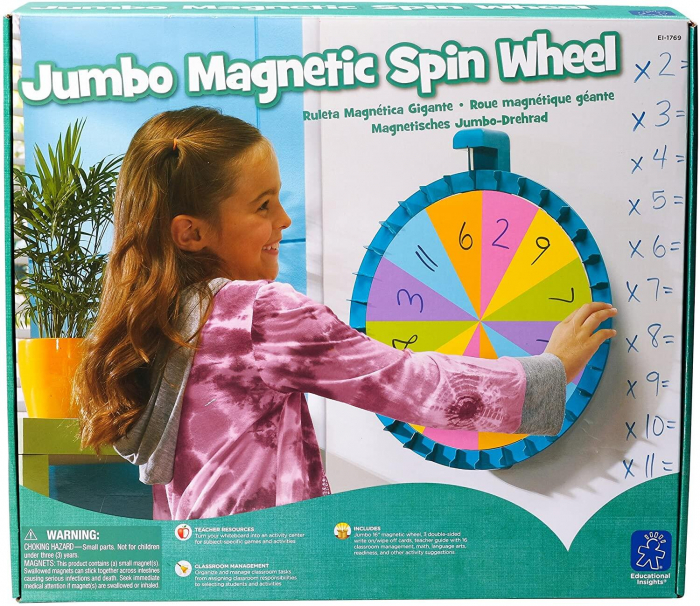 Roata magnetica pentru clasa, Educational Insights, 2-3 ani + [6]
