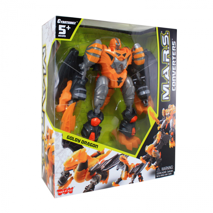 Robot Converters - M.A.R.S (Dragon), Cybotronix, 4-5 ani + [6]