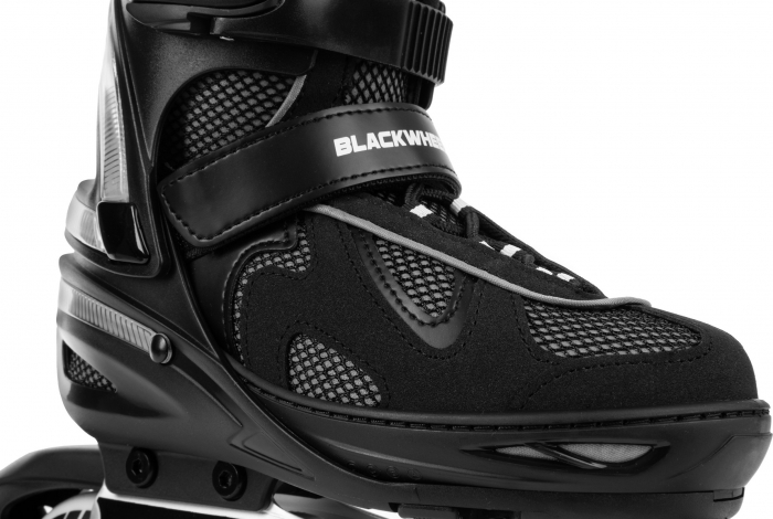 Role copii BlackWheels Flex Pro Negru reglabil, marimea 34-37 [5]