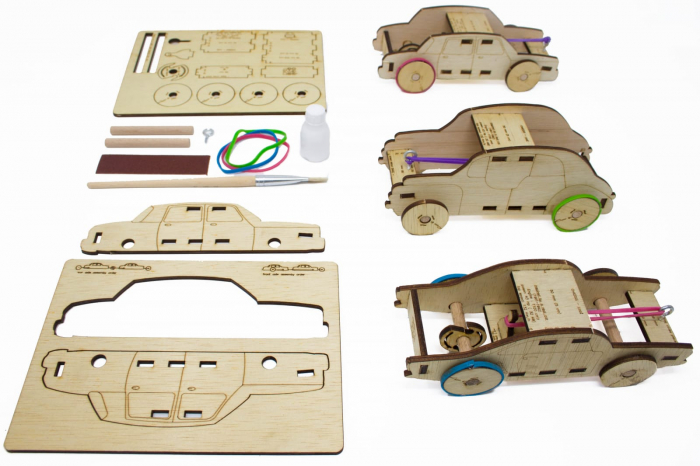 Rubo car (kit de asamblare), Eematico, 4-5 ani + [6]