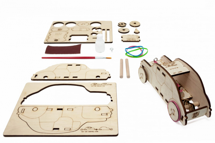 Rubo car (kit de asamblare), Eematico, 4-5 ani + [7]