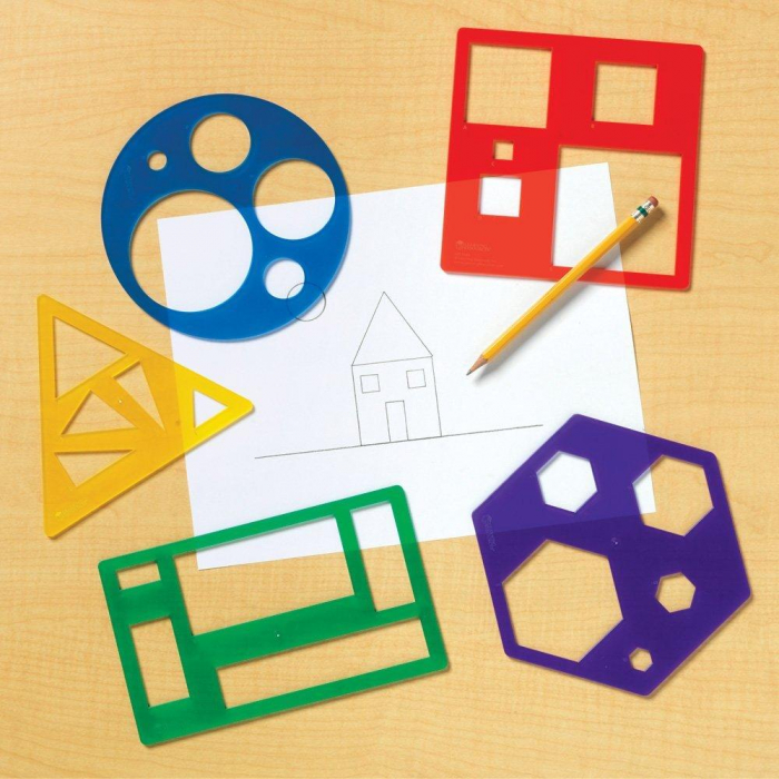 Sabloane de desenat, Learning Resources, 4-5 ani + [3]
