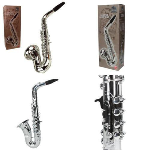 Saxofon plastic metalizat, 8 note, Reig Musicales, 2-3 ani + [3]