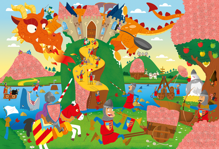 Secret Puzzle - Asaltul castelului, Ludattica, 3 ani+ [4]