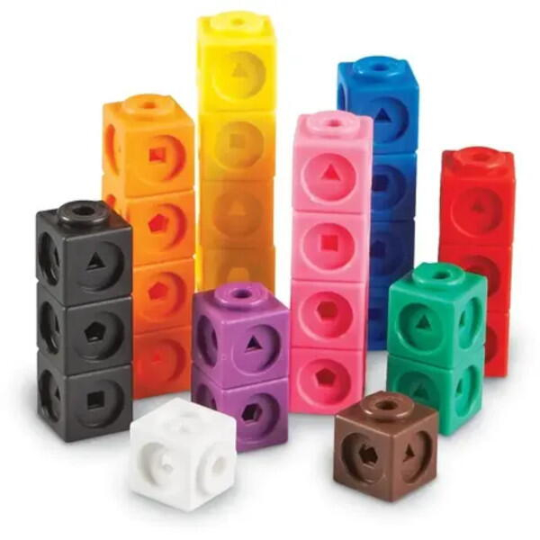 Set 100 piese MathLink, Learning Resources, 4-5 ani + [6]