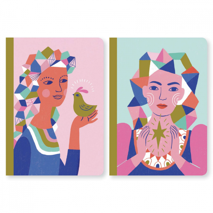 Set 2 carnetele Djeco, Sarah, 6-7 ani + [4]