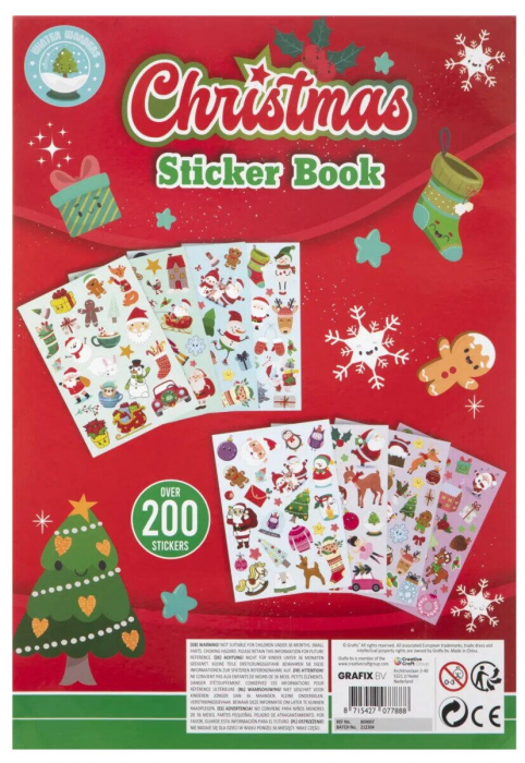 Set 200 abtibilduri - Magia Craciunului, Grafix, 3 ani+ [2]