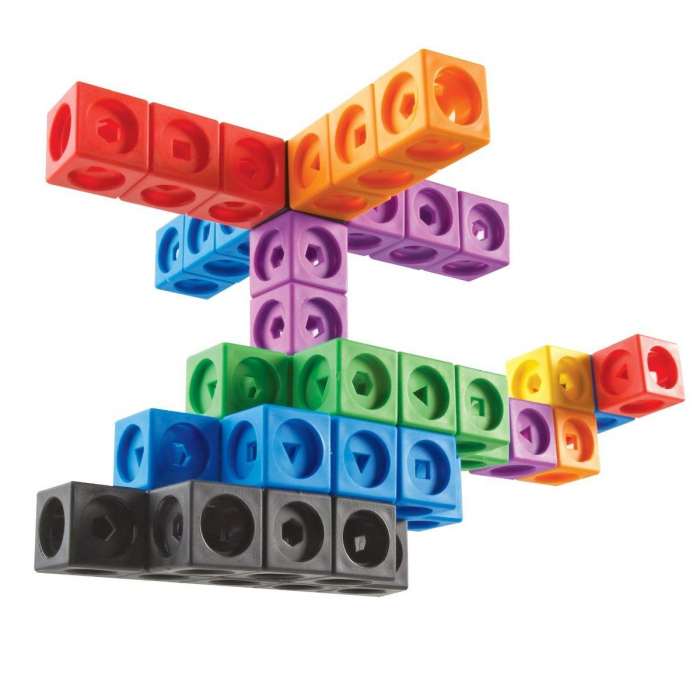 Set 200 piese MathLink, Learning Resources, 4-5 ani + [5]