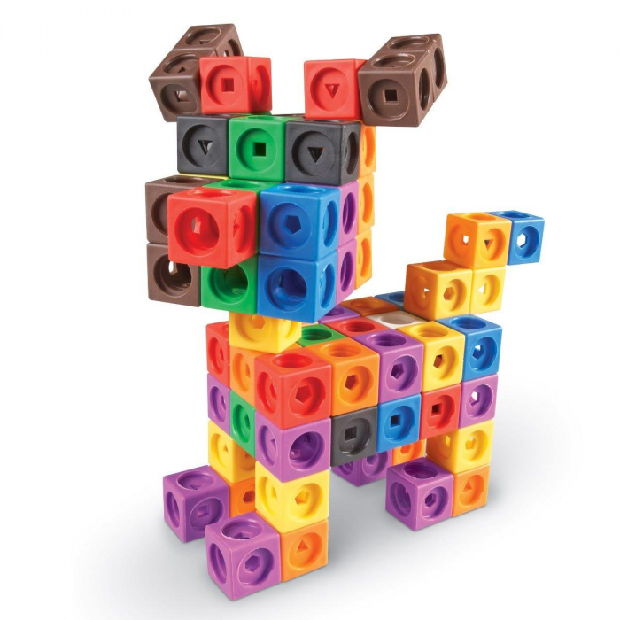 Set 200 piese MathLink, Learning Resources, 4-5 ani + [2]